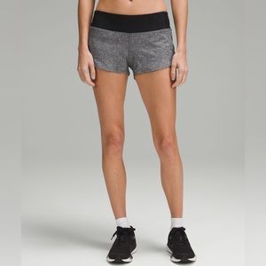 Lululemon Speed Up Low-Rise Lined Short 2.5" - Heather grey, Sz 12